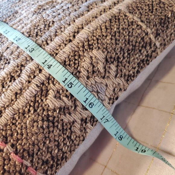 Vintage Turkish Kilim Pillow Cover 17" - Picture 4 of 4